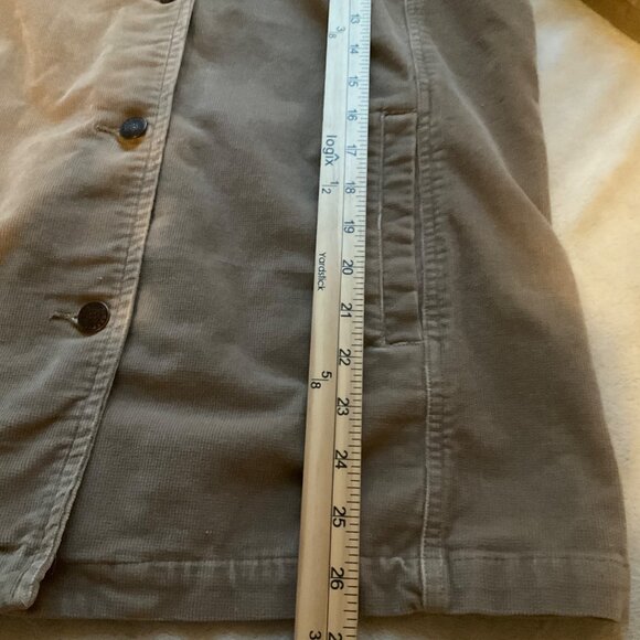 Vintage 90's Bill Blass Womens Medium Shacket Jacket Tan Beige Corduroy Y2K*Read - Picture 11 of 13